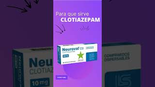 Clotiazepam para que sirve 💊 [upl. by Jakoba]