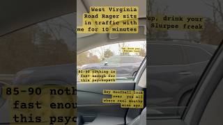 West Virginia driver Highway 81 idiot roadrage goofball clown leaningtowerofpisa girlsgonewild [upl. by Otreblig]