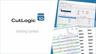 CutLogic 1D  Length Cutting Optimization Software  Getting started [upl. by Gerrie447]