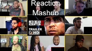 RED DEAD REDEMPTION 2 TRAILER 3 Reaction Mashup [upl. by Uhej393]