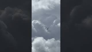 Holiday flying by on during storm in Brisbane Toowong iphone helicopter [upl. by Eedrahs]