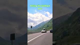 Driving the Gotthardpass gotthard switzerland swissroads [upl. by Orelle931]