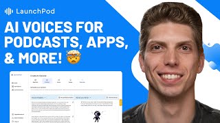 Get Creative With Your Brand Content Using AI Voices  LaunchPod AI [upl. by Maximo]