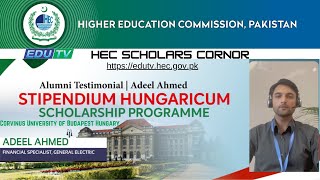 Stipendium Hungaricum Scholarship Programme Alumni Testimonial Adeel Ahmed [upl. by Eniladam]