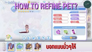 Ragnarok X Next Generation ROX  Refine Pet รีสเสตัสงูก่อนขึ้น 5 ดาว ทำยังไง ยากแค่ไหนกันนะ [upl. by Eugatnom541]