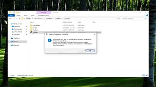 How To Use The System Preparation Tool SYSPREP In Windows 1087 Tutorial [upl. by Gilleod88]