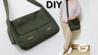 DIY crossbody bag  Unisex bag [upl. by Haskins]