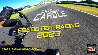 Electric Scooter Racing Feat Rage Mechanics Timeforacing Circuit Carole 2023 [upl. by Aelanna]