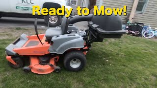 Free Husqvarna Zero Turn Mower Part 2 [upl. by Eerrahs44]