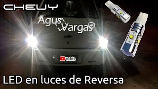 INSTALANDO LED SUPER BRILLANTES EN LUZ DE REVERSA CHEVROLET CHEVY C3  Agus Vargas [upl. by Homer164]