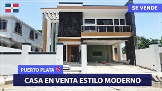 🔴 NUEVA CASA EN VENTA 🔑  PUERTO PLATA  REPÚBLICA DOMINICANA 🔥🔥 [upl. by Meerak]