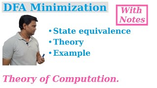 Minimization of DFA Theory and example  TOC GATE NET [upl. by Amalia]