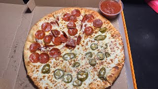 Pizza ASMR  Little Caesars Pizza  Talking about prepping food storage etc [upl. by Aved]