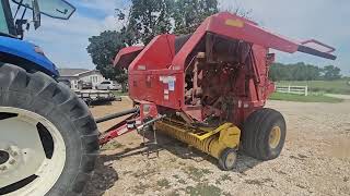 2012 New Holland BR7090 Round Baler  Sexton Auctioneers August 29th Online Equipment Auction [upl. by Rosecan]