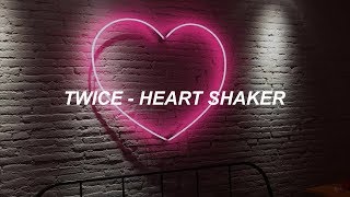 TWICE quotHeart Shakerquot Easy Lyrics [upl. by Bren]