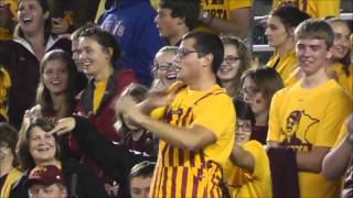 Roy Pienaar Gets a Guest Turn Conducting the University of Minnesota Marching Band [upl. by Suoivatnom559]