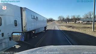 BigRigTravels LIVE  Odessa NE to Peru IL 21824 [upl. by Eisele]