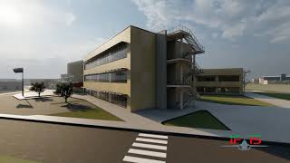 Rendering della IFTS  International Flight Training School di Decimomannu [upl. by Jessa]