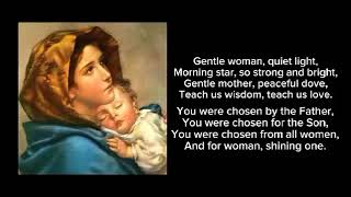 Hail Mary Gentle Woman Sunday 7pm Choir [upl. by Schapira]