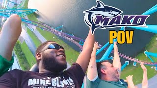 When was your last ride on Mako  Reverse POV  SeaWorld Orlando [upl. by Siroved166]