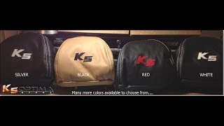 Kia Optima quotKatzkinquot Custom K5 Headrest Covers [upl. by Nawud338]