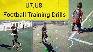 U7U8 Football School Training DrillsFutbol Okulu Antrenman [upl. by Acisset]