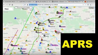 Capturing and decoding APRS messages  Automatic Packet Reporting System with 15 RTLSDR dongle [upl. by Enirahtak]