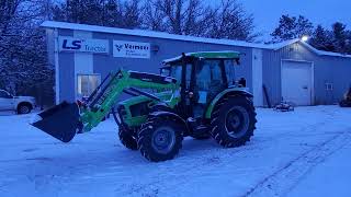 DeutzFahr 5080D Keyline Tractor w Stoll Loader  1 Minute Walk Around [upl. by Dalohcin]