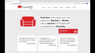 CouchDB Installation and Demo [upl. by Rekyr]