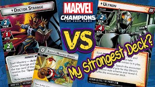 Dr Strange Vs Ultron Expert Marvel Champions Playthrough  Dr Strong [upl. by Mendelson]