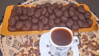 كوكيز حبات القهوة  البن 😍😍 [upl. by Fachan]