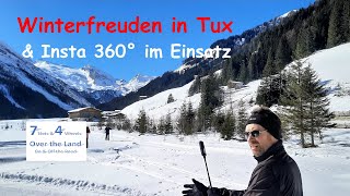 Winterfreuden in Tux amp Insta 360° im Einsatz [upl. by Ahsinej]