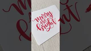 Hand Lettering for Absolute Beginners handletteringtutorial calligraphy crafts diy lettering [upl. by Onailerua]