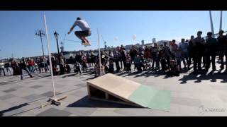 Freestyle Slalom Skating 2014 во Владивостоке [upl. by Lovering]