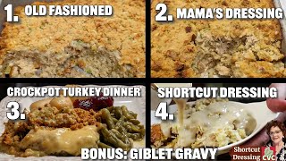 4 Southern Dressing Recipes amp Bonus Recipe Simple Ingredient Southern Cooking [upl. by Kroo]