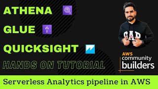 AWS Athena Glue and QuickSight Tutorial  Athena and QuickSight Integration  Serverless Analytics [upl. by Yuu927]