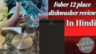 Review of Faber 12 place settings dishwasher ffsd 6pr 12s🌟 [upl. by Ralph199]