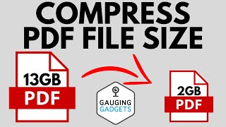 How to Compress PDF File Size Without Losing Quality  Reduce PDF Size [upl. by Ohnuj809]