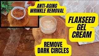 DIY Flaxseed Gel Cream for Naturally Firm Skin  Tighten Facial Skin at Home [upl. by Vladimir]