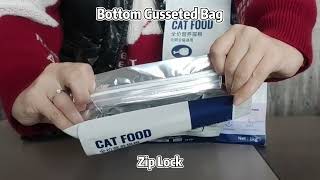 Pet Food Packaging Zipper BagDog Food Packaging Bag [upl. by Itsur]