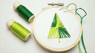 Hand Embroidery I Easy Tree 2 [upl. by Zucker]