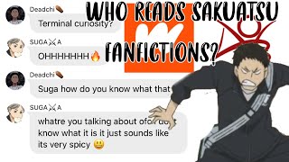 Who was reading SakuAtsu 😡😡  Haikyuu Text [upl. by Namlak]