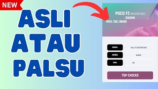 Cara Cek IMEI HP Asli Atau Palsu Terbaru 2024 [upl. by Aletta]