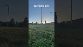 Boomerang Ball football god kickers AdamBotkin soonersportscom [upl. by Ihculo]