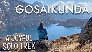 Gosaikunda Trek Nepal 4 days  Syabrubesi  Langtang  Gosaikunda  Sundarijal  April 2022 [upl. by Kaehpos924]