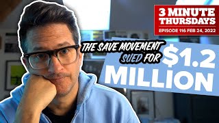 3MT Alex Bez SUES The Save Movement For 12 Million [upl. by Oneil]