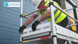 Zarges TT002 Teletower Telescopic Aluminium Scaffold Tower [upl. by Carleen798]