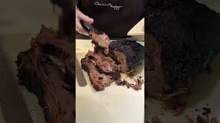 Texas BBQ Brisket Chop MouthWatering Goodness bbq texasbbq bbqlovers shorts [upl. by Cicero]