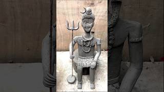 Bholenath idol makingmahadev murti makingbholenath murti makings shorts10 [upl. by Somerset]