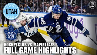 Utah Hockey Club vs Maple Leafs  Full Game Highlights  ESPN NHL [upl. by Clynes]